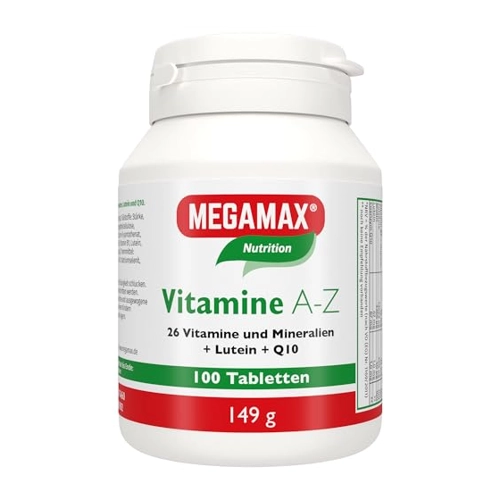Bild von MEGAMAX Vitamine A-Z+Q10+Lutein Tabletten
