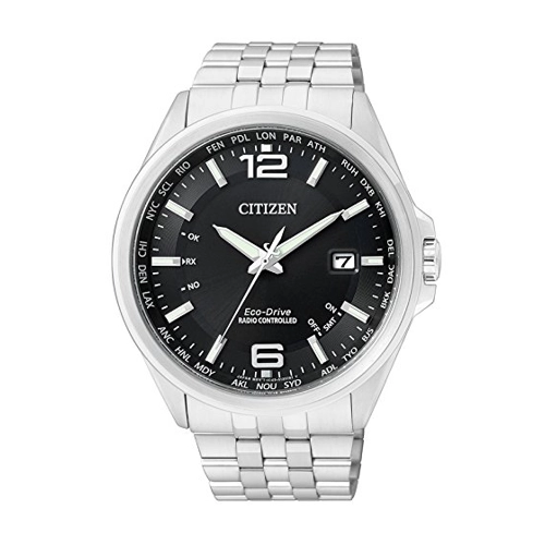 Bild von Herrenuhr Eco Drive Global Funk Schwarz