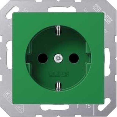 Bild von Jung SCHUKO-Steckdose 16A 250V A 1520 BF GN - A1520BFGN