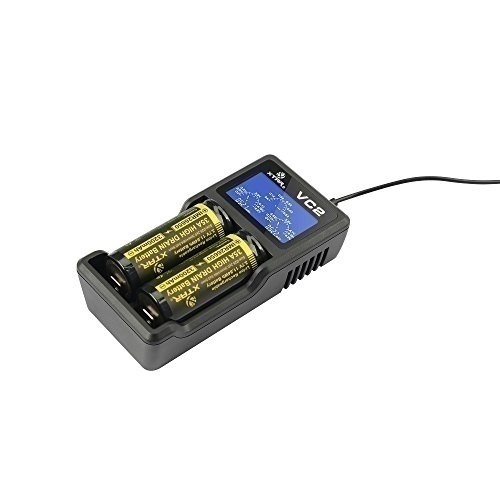 Bild von XTAR 2-Schacht USB-Ladegerät Micro USB-Eingang, LC-Display VC2