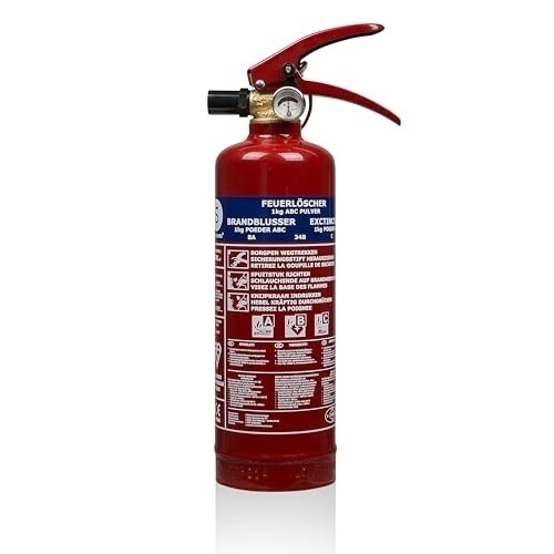 Bild von Feuerlöscher, Pulver, 1 kg, Brandklasse 8A, 34B,C