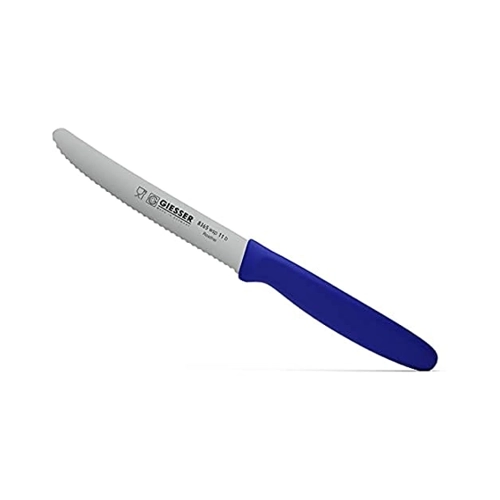 Bild von Giesser Allzweckmesser Wellenschliff Blau 11 cm