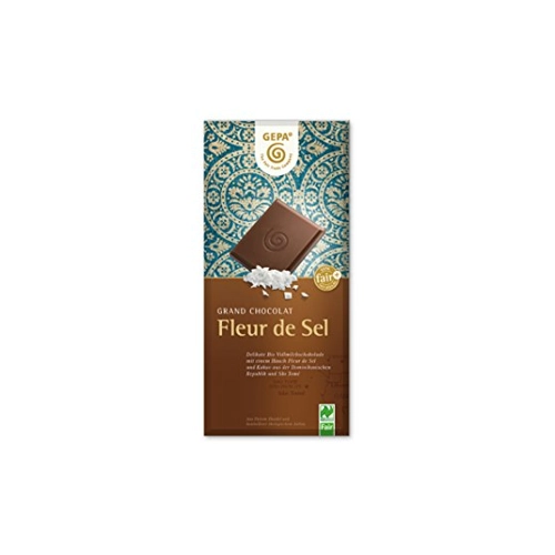 Bild von Vollmilchschokolade mit Fleur de Sel