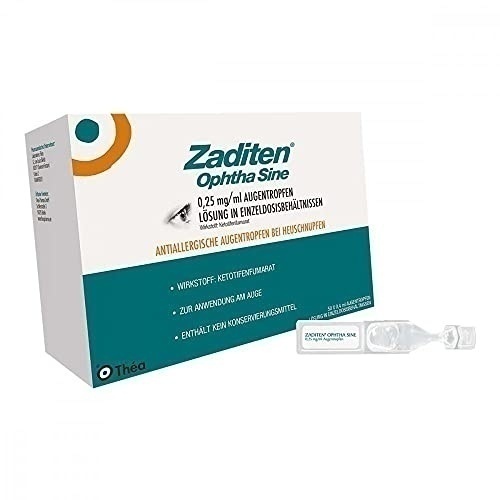 Bild von THEA PHARMA ZADITEN ophtha sine 0,25 mg/ml Augentr.Einzeldos.