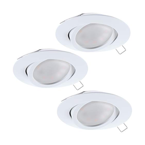 Bild von Deckeneinbauleuchte Tedo, Ø 8 cm, 3er-Set, weiß
