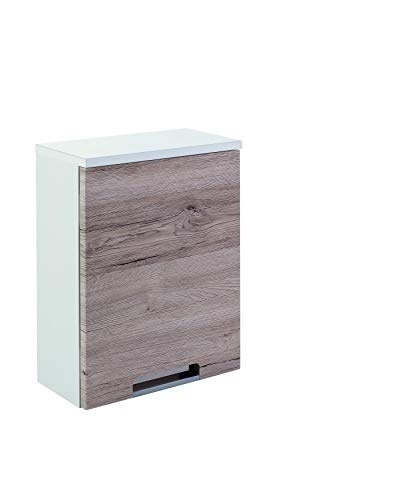 Bild von Oberschrank  Mars ¦ holzfarben ¦ Maße (cm): B: 33 H: 46,5 T: 16,5 Badezimmer > Badschränke > Bad-Hängeschränke - Sconto