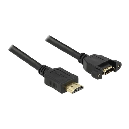 Bild von Delock HDMI-A Stecker > HDMI-A Buchse Einbau 1m