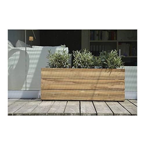 Bild von Teak-Pflanzbehälter 'Garden' Gr. L