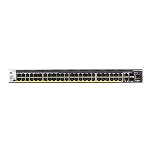 Bild von Netgear M4300-52GPoE+ 52-Port ProSafe Switch [bis zu 10.000 Mbit/s, Managed, PoE+, KMU, 550W Netzteil]