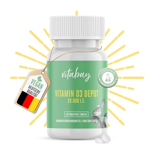 Bild von VITAMIN D3 DEPOT 20.000 I.E. Cholecalciferol Tabl.