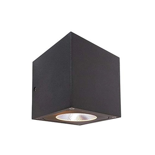 Bild von LED Wandaufbauleuchte Cubodo II Double Dg in Dunkelgrau und Transparent 2x7W 1260lm IP54