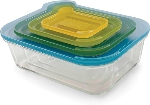 Bild von Joseph Joseph Nest™ Aufbewahrunsgbehälterset aus Glas, One size, Mehrfarbig