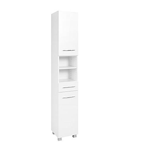 Bild von Hochschrank BERGAMO-03, weiß, B x H x T ca.: 30 x 185 x 35cm