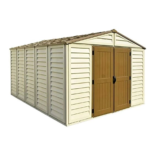 Bild von Kunststoffgerätehaus Duramax WoodBridge Plus 13 m² mit Bodenrahmen (model 40234 -10x13´)