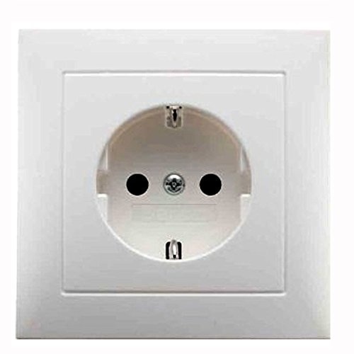 Bild von Berker SCHUKO-Steckdose pws/gl m.Abdeckplatte 47428989