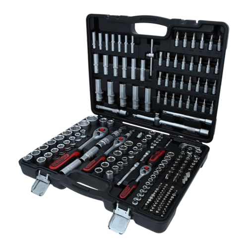 Bild von KS Tools 1/4" + 3/8" + 1/2" Steckschlüssel-Satz 195-tlg.
