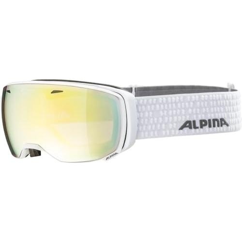 Bild von Alpina Estetica Q Skibrille (811 white gloss, Scheibe: QUATTROFLEX gold (S2))