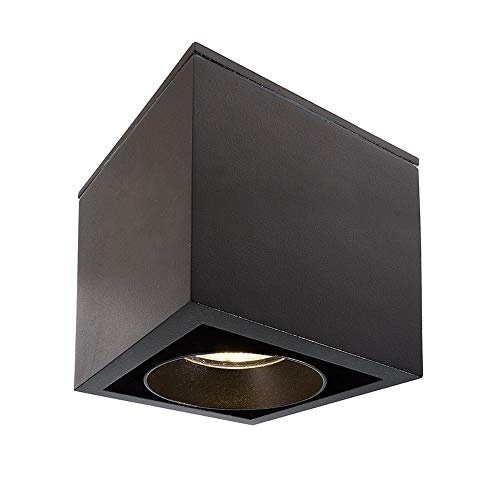Bild von Esszimmerleuchte Ceti Höhe 9,9 cm schwarz 1-flammig quaderförmig