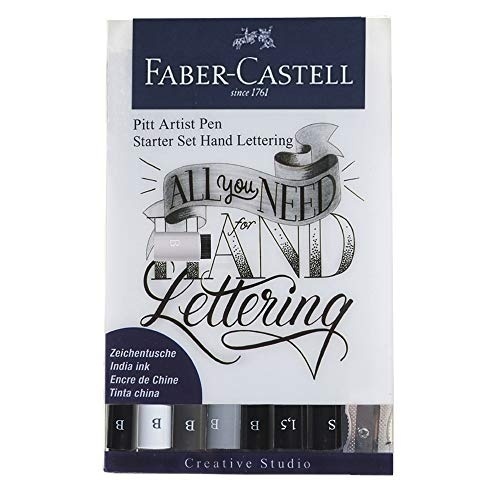 Bild von Faber-Castell, Tuschestift Pitt Artist Pen Lettering 8x