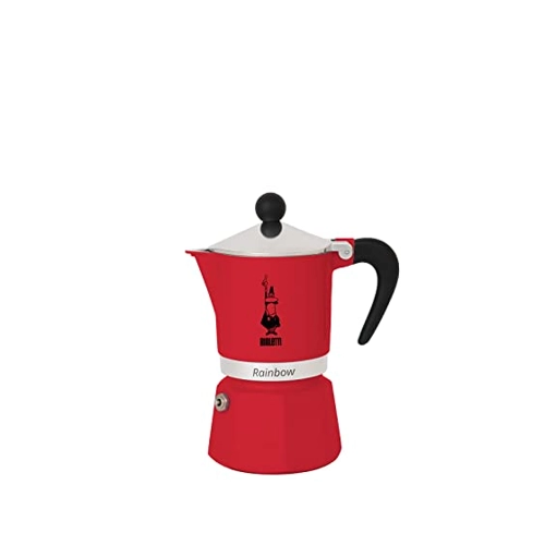 Bild von Bialetti Espressokocher Rainbow rot 3 Tassen