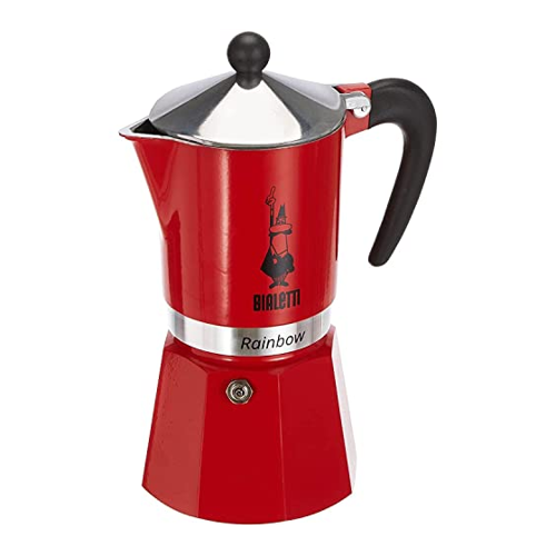 Bild von Bialetti Espressokocher Rainbow rot 6 Tassen