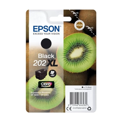 Bild von Original Epson C13T02G14020 / 202XL Tintenpatrone schwarz
