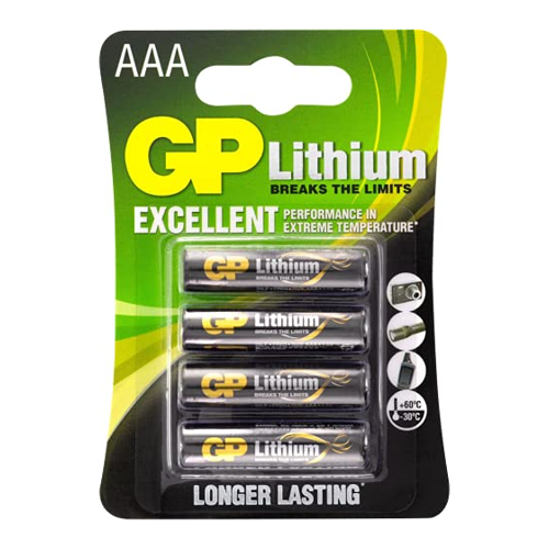 Bild von GP Micro-Batterie EXCELLENT Lithium, 4 Stück