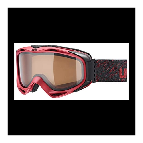 Bild von uvex g.gl 300 Polavision Brillenträgerskibrille (3030 darkred mat, polavision brown/clear)