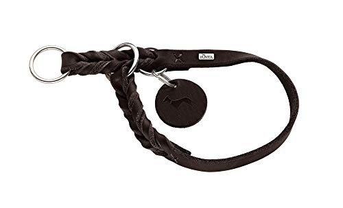 Bild von Schecker - Hunter Solid Education Halsband, Farbe: Dunkelbraun [60 cm / 18 mm]