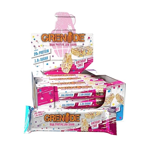 Bild von Grenade Protein Bar - 12x60g - Birthday Cake
