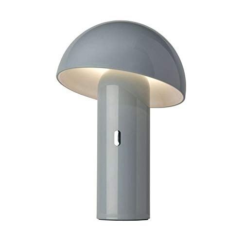 Bild von LED Akku Tischleuchte Svamp in Grau 7,5W 190lm