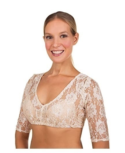 Bild von Dirndlbluse Mia beige