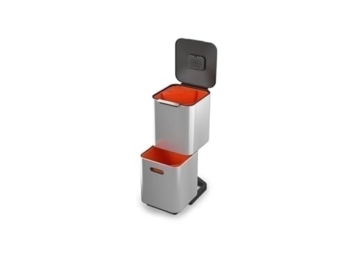 Bild von Joseph Joseph Totem Compact 40 L Abfalltrennungs- und Recyclingbehälter, One size, Edelstahl