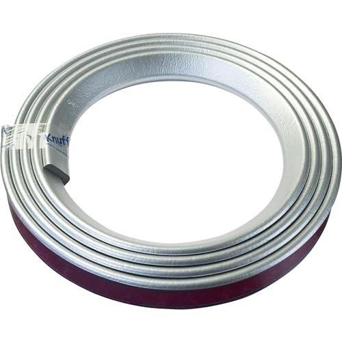 Bild von Knuffi Eckschutzprofil Typ H klebend 5m, Kantenschutz, Eckschutz, Schutzprofil Farbe:silber