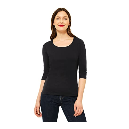 Bild von Street One Damen 3/4 Arm Shirt Pania black 40