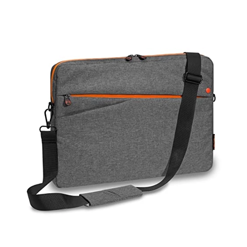 Bild von PEDEA Notebook Tasche "Fashion" für Geräte bis 13,3" (33,8cm) grau/orange