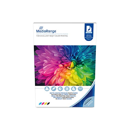 Bild von MEDIARANGE Fotopapier, DIN A4, 105 g/m², matt, 100 Blatt
