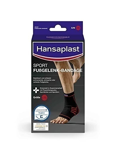 Bild von Hansaplast Sport FuÃgelenk-Bandage Gr L/XL