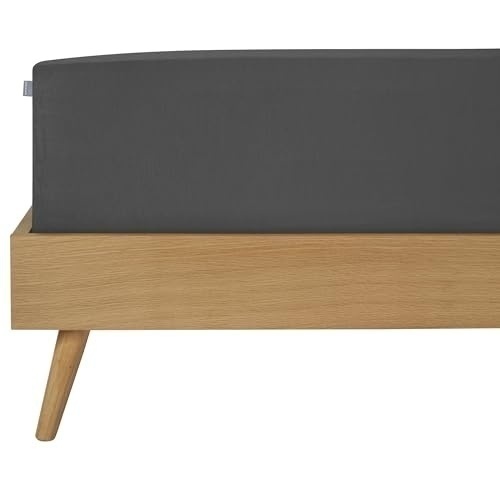 Bild von Spannbettlaken Jersey anthrazit - SCHIESSER Home 100*200