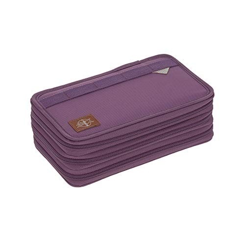 Bild von LÄSSIG 3-Fach Federmäppchen Purple