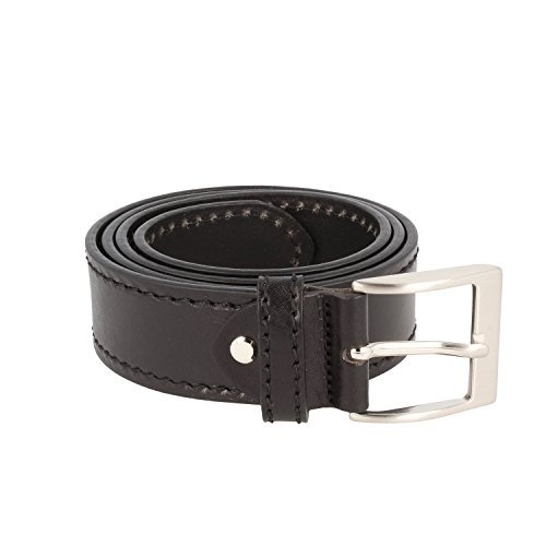 Bild von Hebold Gürtel Leder BASIC BELT JEANS-Gürtel mit Naht Vollrindleder 4,00 cm
