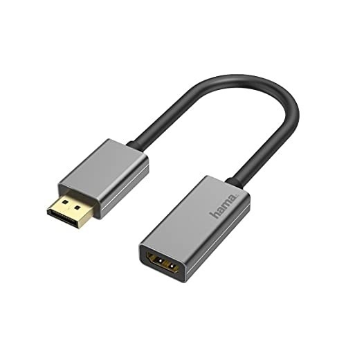 Bild von Video-Adapter DisplayPort-Stecker>HDMI-Buchse schwarz