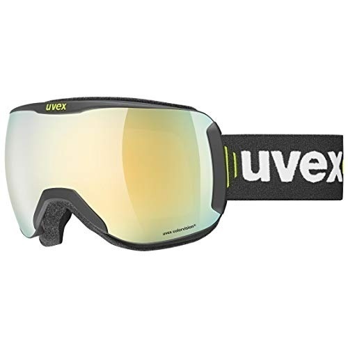 Bild von uvex Downhill 2100 CV Race Skibrille (2530 black mat, mirror gold/colorvision green (S2))
