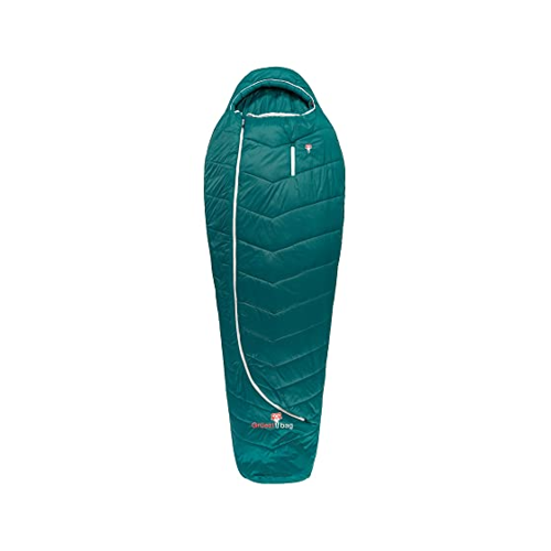 Bild von Grüezi bag Synpod Island 200, Körpergröße 175-200 cm, 1250g, ca. 3C° bis -18°C, Herbstschlafsack für kühle Temperaturen, Pine Green