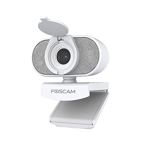 Bild von Foscam W41 USB-Webkamera Weiß [1520p 2K Super HD, 84° Weitwinkelobjektiv, Integriertes Doppel-Mikrofon]