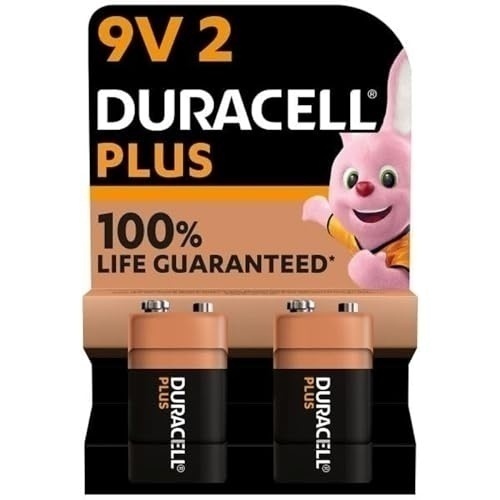 Bild von Duracell 2x Plus Power 9V Plus Block 2er Blister Alkaline Batterie MN1604 6LR61(4 Stück) MN1604