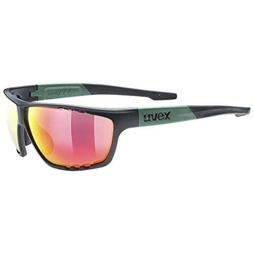 Bild von uvex Sportstyle 706 Sportbrille (2716 black/moss matt, mirror red (S3))