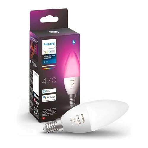 Bild von Philips Hue Bluetooth White & Color Ambiance LED E14 5,3W 470lm Einerpack