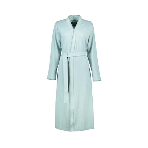 Bild von Cawö Home Damen Bademantel Kimono Pique 812 - Farbe: salbei - 44 - L
