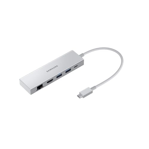 Bild von Samsung EE-P5400 Multiport Adapter, USB-C 3.0 - 2x USB-A, 1x USB-C 100W PD, 1x HDMI 4k/60Hz, 1x RJ45 1000Mbit/s